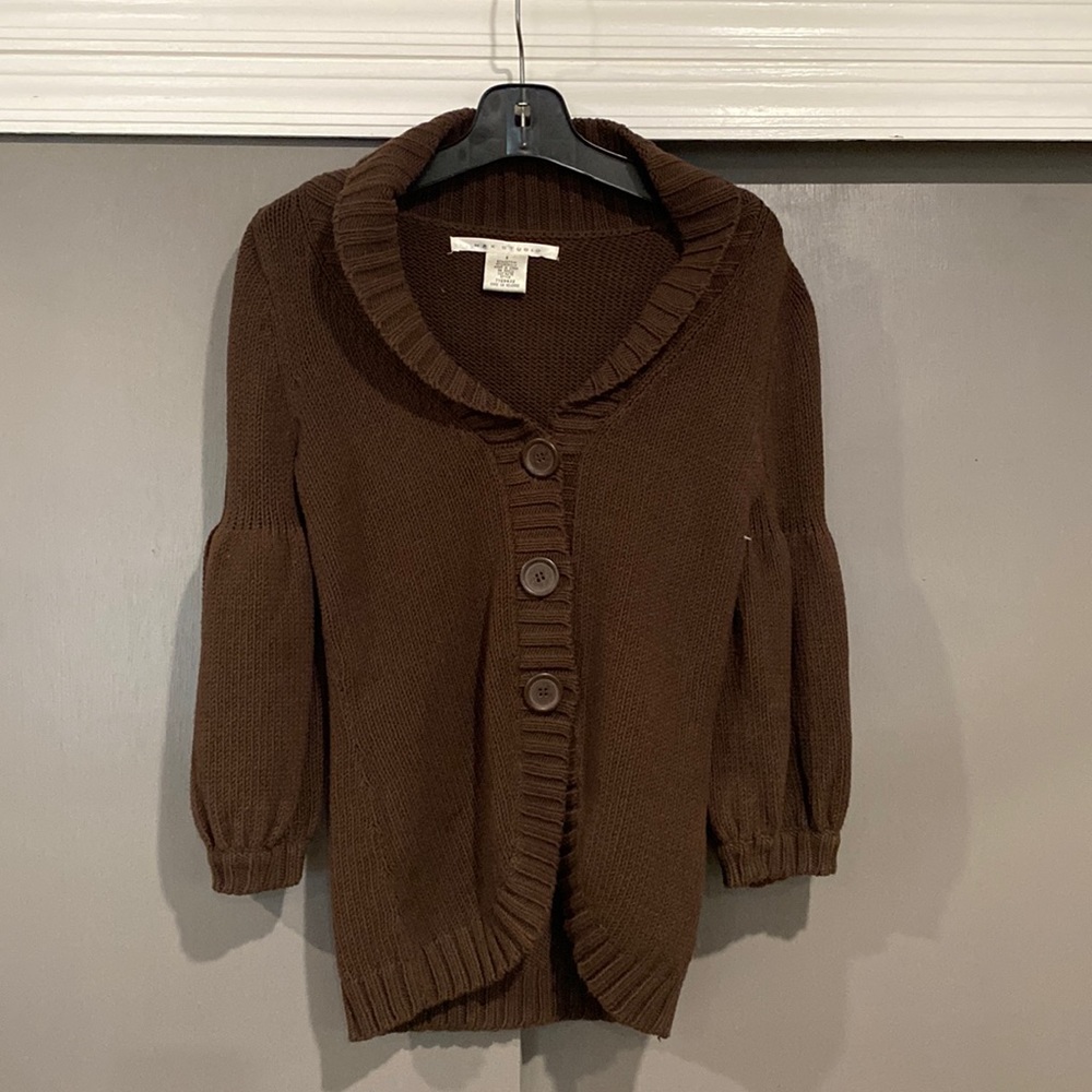 Max studio brown sweater, size small